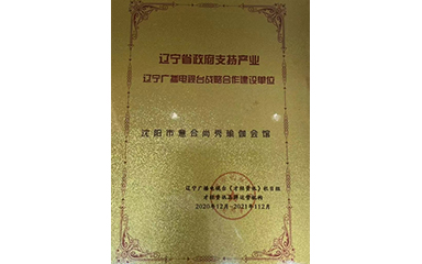 沈阳市意合尚秀瑜伽会馆荣获“辽宁省政府支持产业”“辽宁广播电视台战略合作建设单位”荣誉称号