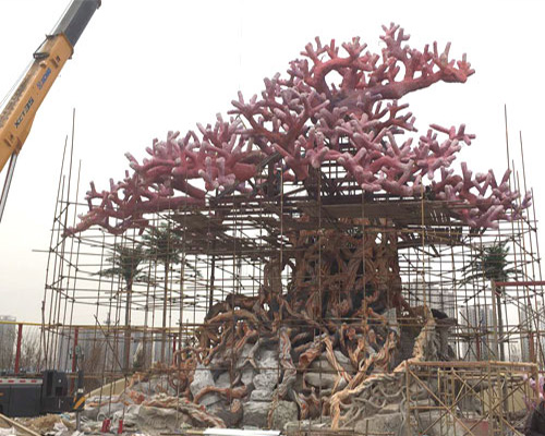 海神樹塑形施工