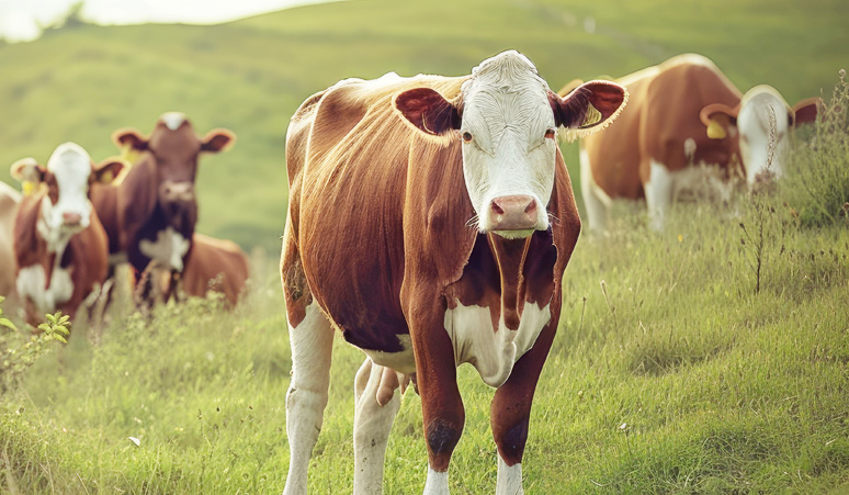 牛规模养殖场区