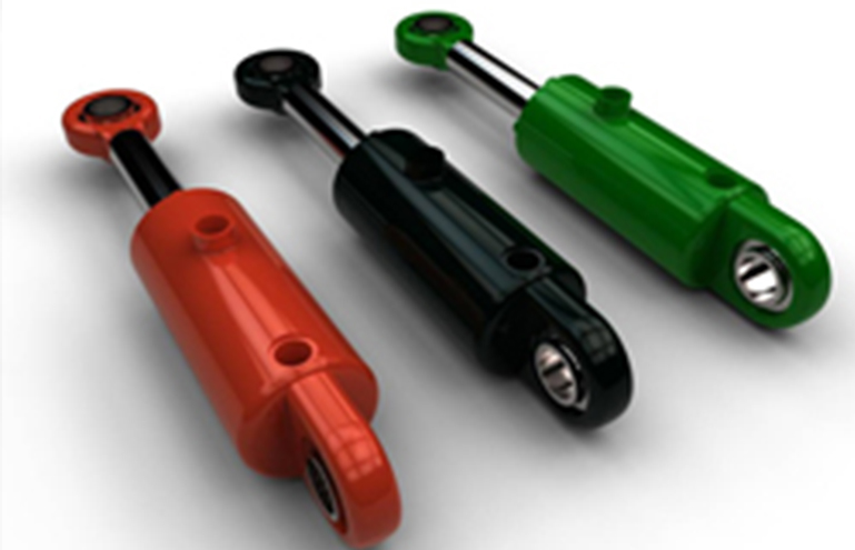 装配液压缸时形成的伤痕