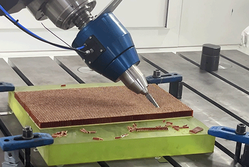 Ultrasonic knife processing