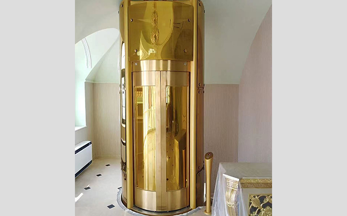 Rich Gold Circular Elevator  |  Georgia