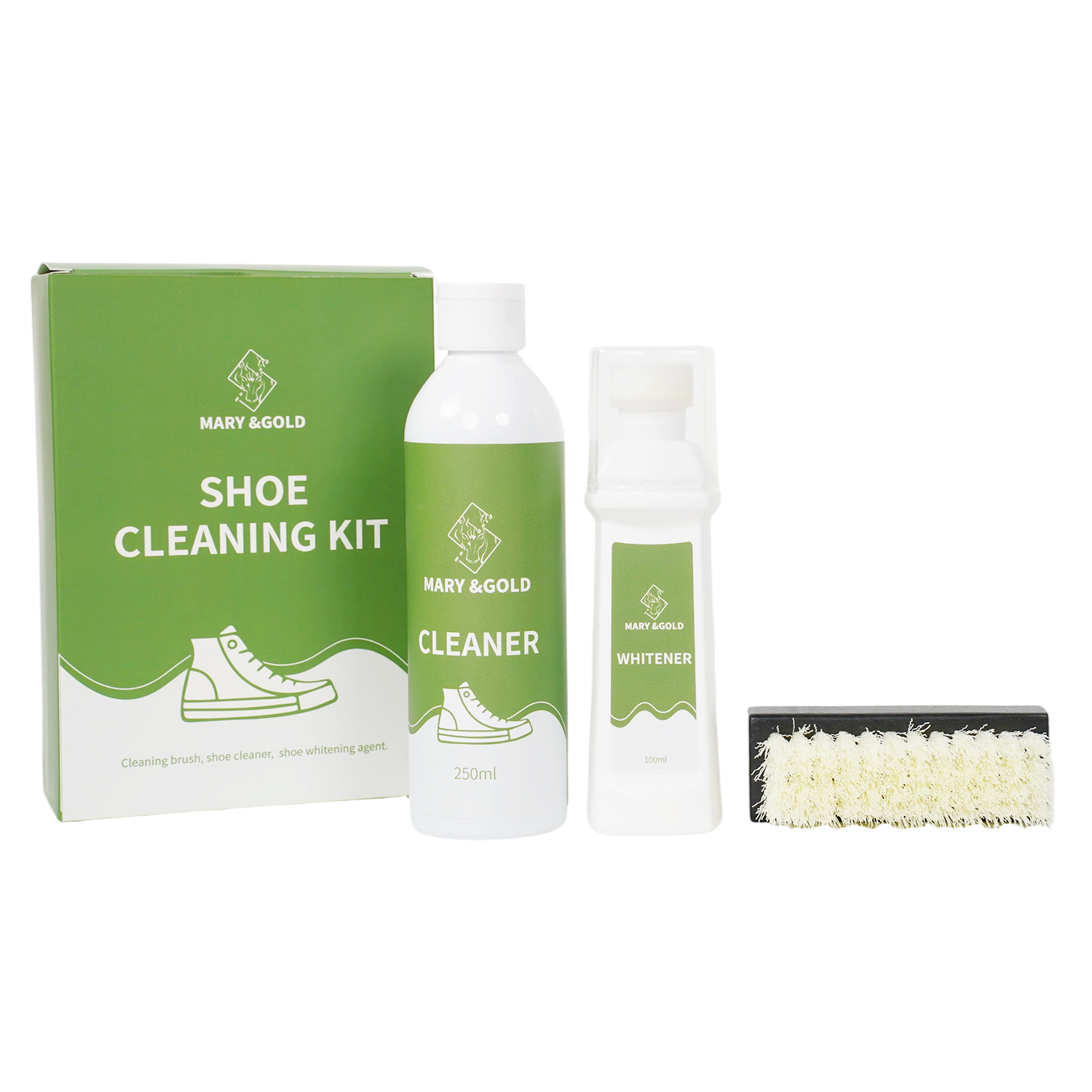 鞋清洁增白三件套（带鞋图案版本）