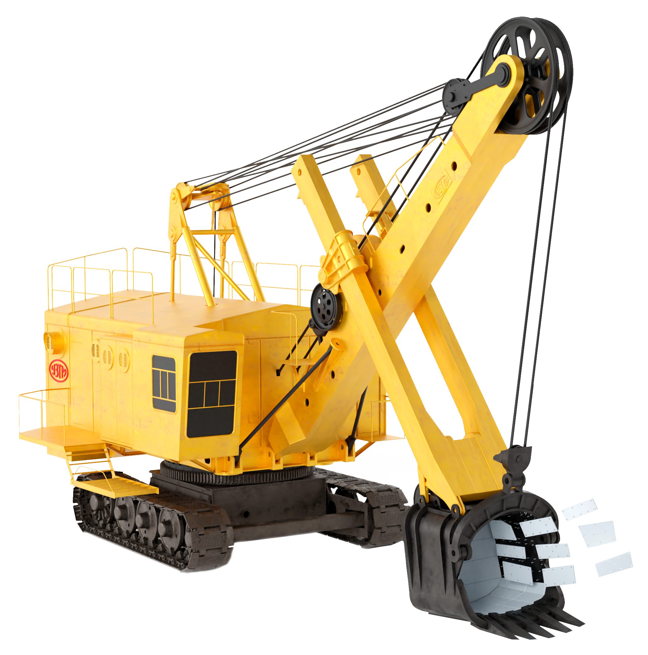 挖掘机铲斗内衬