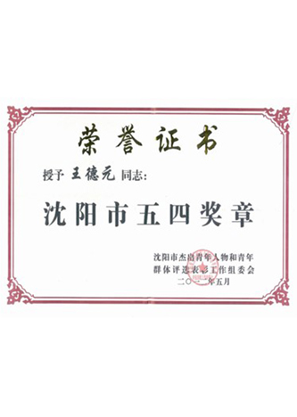 沈阳市五四奖章