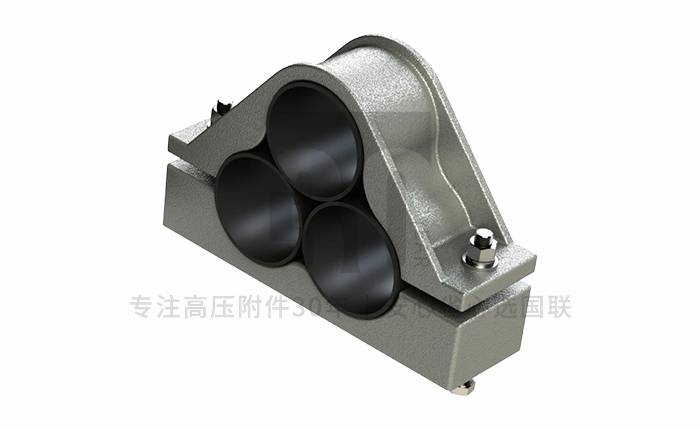 铝合金铸造电缆夹具(三根电缆）