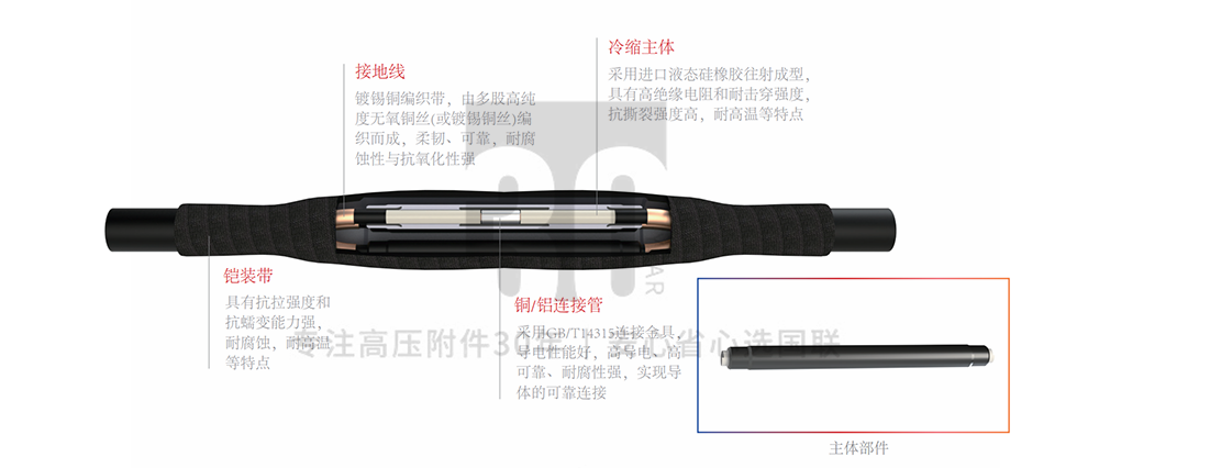 1-35kV冷缩式中间接头