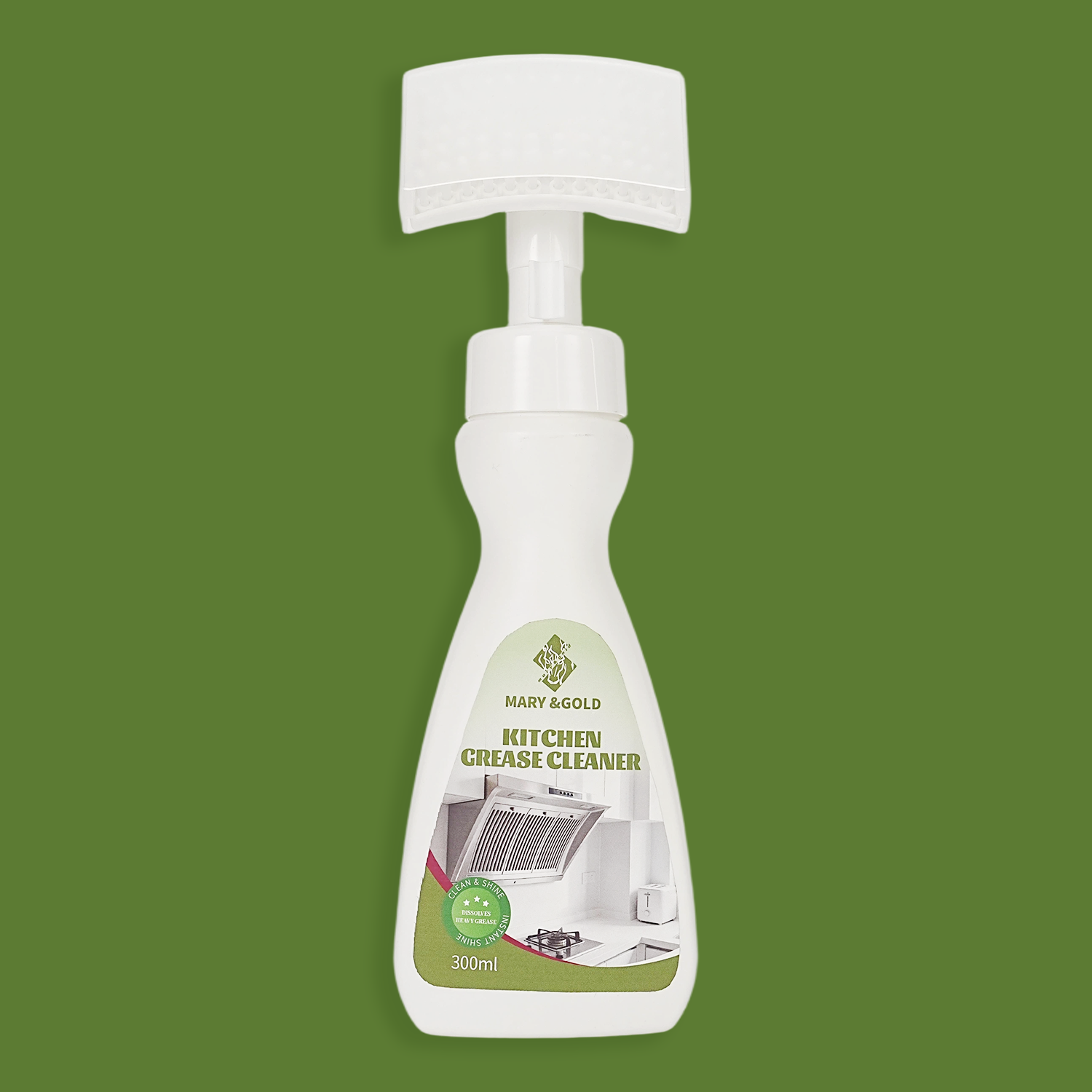 Бутылка с щеткой для кухни 300ml